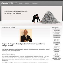 Jack Michael Sword - de-nobis.fr