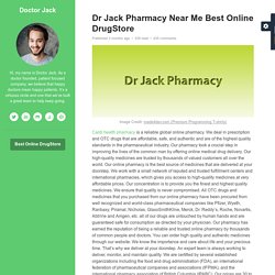 Dr Jack Pharmacy Near Me Best Online DrugStore