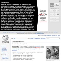 Website : Jack the Ripper