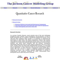 The Jackson Cancer Modeling Group