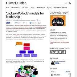 ‘Jackson Pollock’ models for leadership