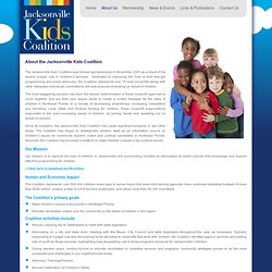 Jacksonville Kids Coalition - Working Together So Jacksonville Works For Kids