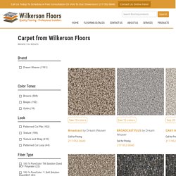 Carpet - Jacksonville, IL & Woodson, IL - Wilkerson Floors