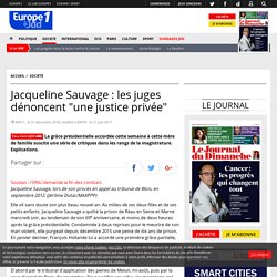 Jacqueline Sauvage : les juges dénoncent "une justice privée"