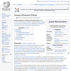 Jacques Ploncard d'Assac