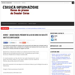 Jacques Nacer Pdt CCI Corse du Sud depuis 11/2008
