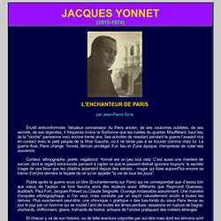 JACQUES YONNET L'ENCHANTEUR