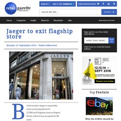 Jaeger to exit flagship store