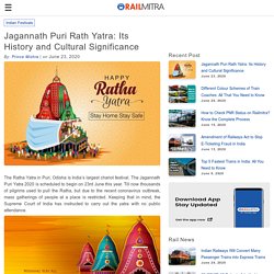 Jagannath Puri Rath Yatra: Its History and Cultural Significance