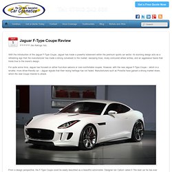 Jaguar F-Type Coupe Review