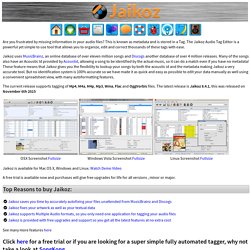 Jaikoz Audio Tagger