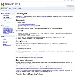 jaikuengine - Google Code