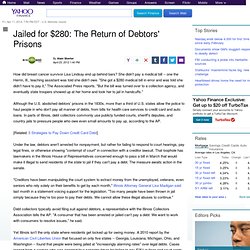 Jailed for $280: The Return of Debtors' Prisons