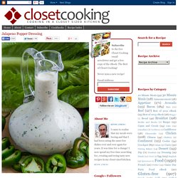 Jalapeno Popper Dressing on Closet Cooking