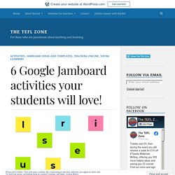 6 Google Jamboard activities your students will love! – The TEFL Zone
