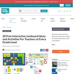 20 Free Jamboard Ideas and Activities For Teachers