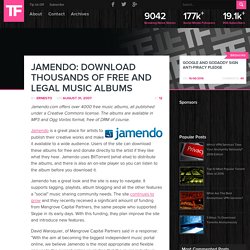 Jamendo: Download Thousands of Free and Legal Music Albums