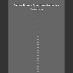 James Binney's Lectures
