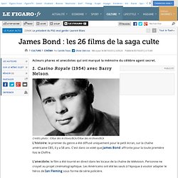 Cinéma : James Bond : Les 26 films de la saga culte