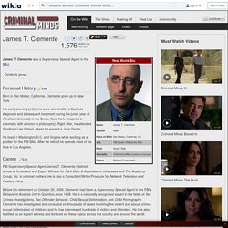 James T. Clemente - Criminal Minds Wiki