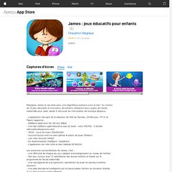 ‎James : jeux éducatifs pour enfants dans l’App Store