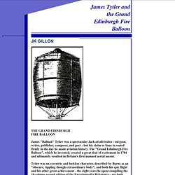 James Tytler and the Grand Edinburgh Fire Balloon