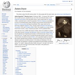 James Joyce - Wikipedia