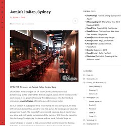 Jamie’s Italian, Sydney