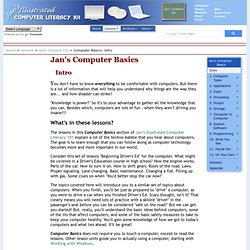 Jan's Computer Basics: Intro