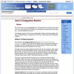 Jan's Illustrated Computer Literacy 101: Computer Basics