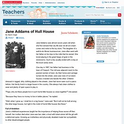 Jane Addams of Hull House