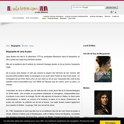 Jane Austen (Biographie)