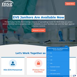 EVS Janitors Massachusetts - Housekeeper Jobs in MA
