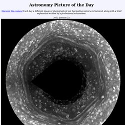 2012 January 22 - Saturns Hexagon Comes to Light
