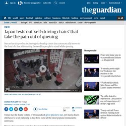 Japan tests out 'self-driving chairs' that take the pain out of queuing