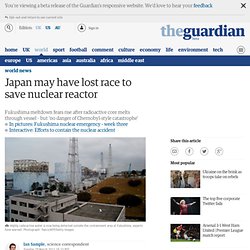 Japan may have lost race to save nuclear reactor