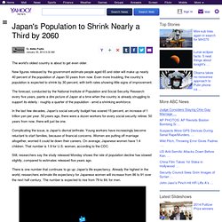 Japan's Population to Shrink Nearly a Third by 2060