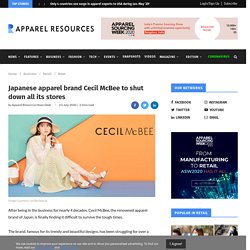 Japanese apparel brand Cecil McBee to shut down all its stores