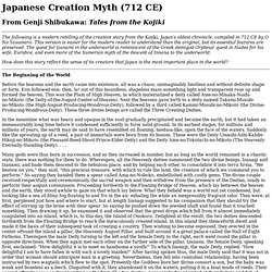Japanese Creation Myth