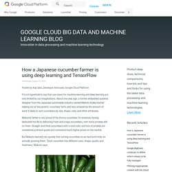 How a Japanese cucumber farmer is using deep learning and TensorFlow