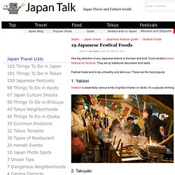 19 Japanese Festival Foods
