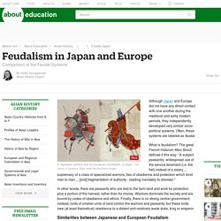 Japanese Feudalism and European Feudalism