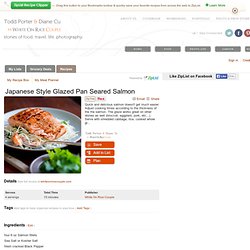 Japanese-style Glazed Pan Seared Salmon Recipe - White On Rice Couple