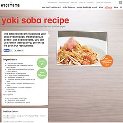 japanese inspired recipes