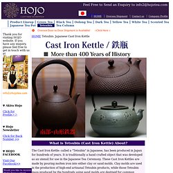 Japanese Cast Iron Kettle: Nanbu Tetsubin : HOJO TEA