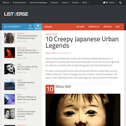 10 Creepy Japanese Urban Legends