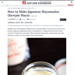 Japanese Mayonnaise (Kewpie Mayo) マヨネーズ