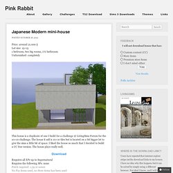 Japanese Modern mini-house