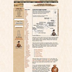 Japanese Pottery Primer - EY Net