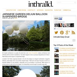 Japanese Garden Helium Balloon Suspended Bridge